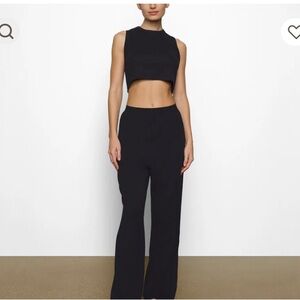 COPY - SKIMS Boyfriend Loose Pants, color-onyx, size small, NWT